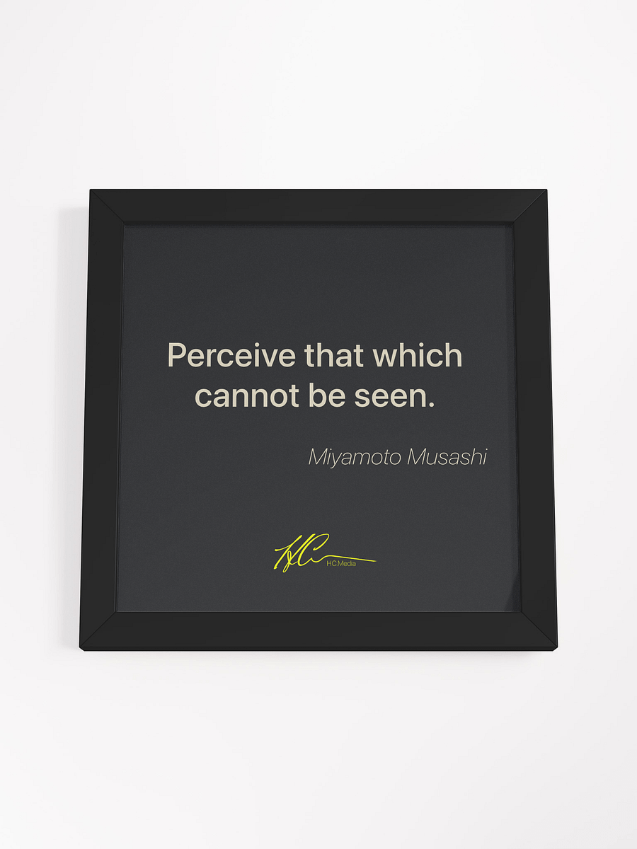 Miyamoto Musashi Q1 - Framed Poster product image (4)