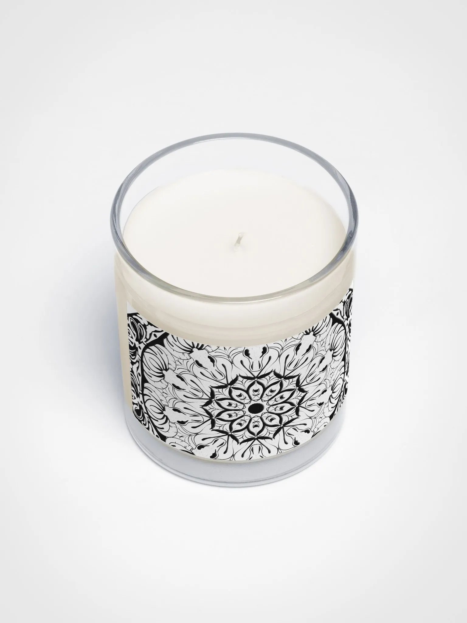 Intricate Floral Medallion Soy Wax Candle product image (3)
