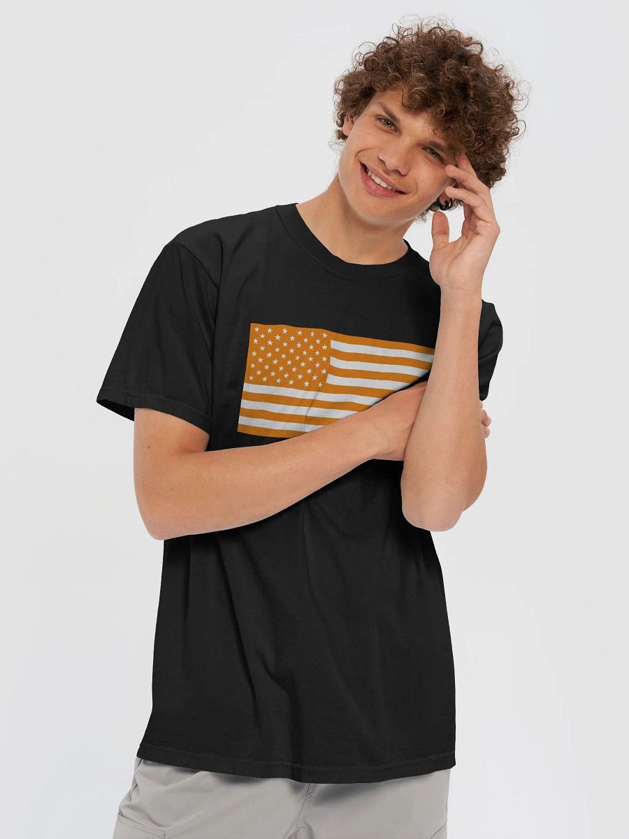 Orange American Flag Tee product image (5)