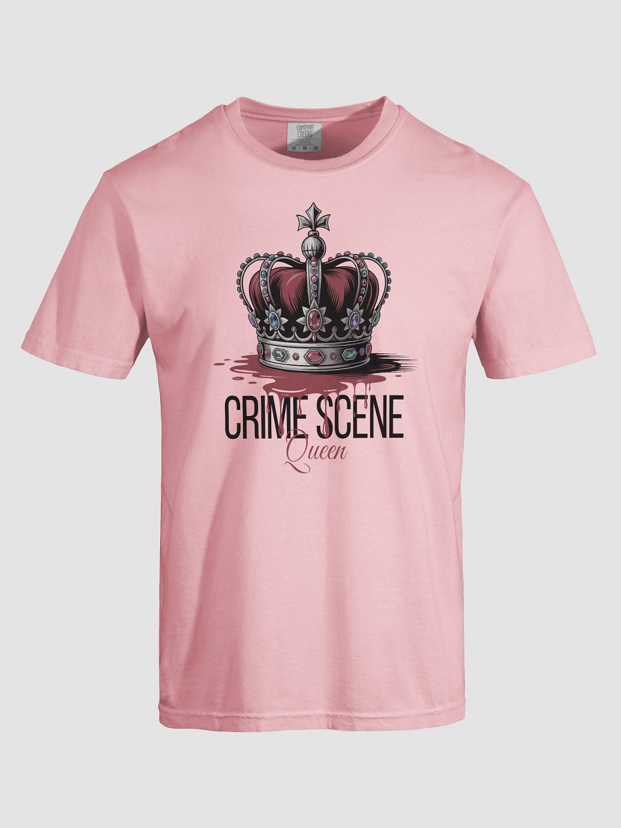 Crime Scene Queen T-Shirt - Feminine True Crime Shirt for Women product image (39)
