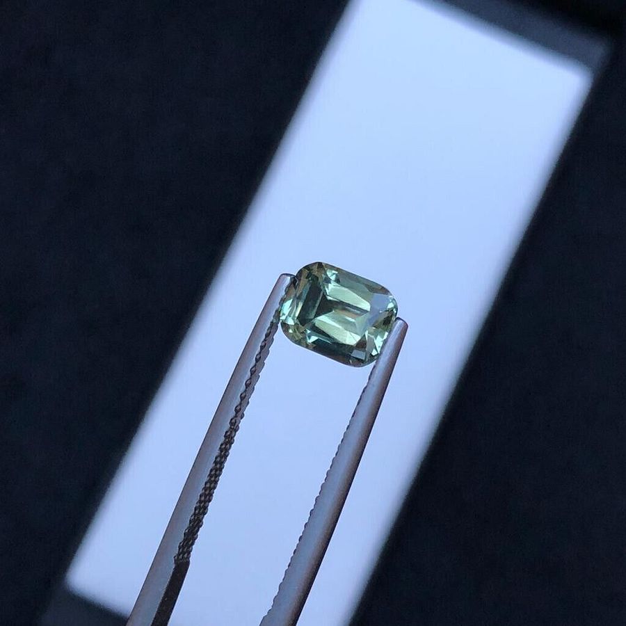 NATURAL YELLOW/GREEN TOURMALINE FOR RING GEMSTONE STONE FOR JEWELRY, 1.20 CRT product image (5)