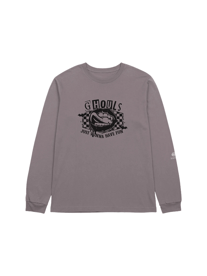 Ghouls Just Wanna Have Fun Cropped Long Sleeve Tee product image (29)