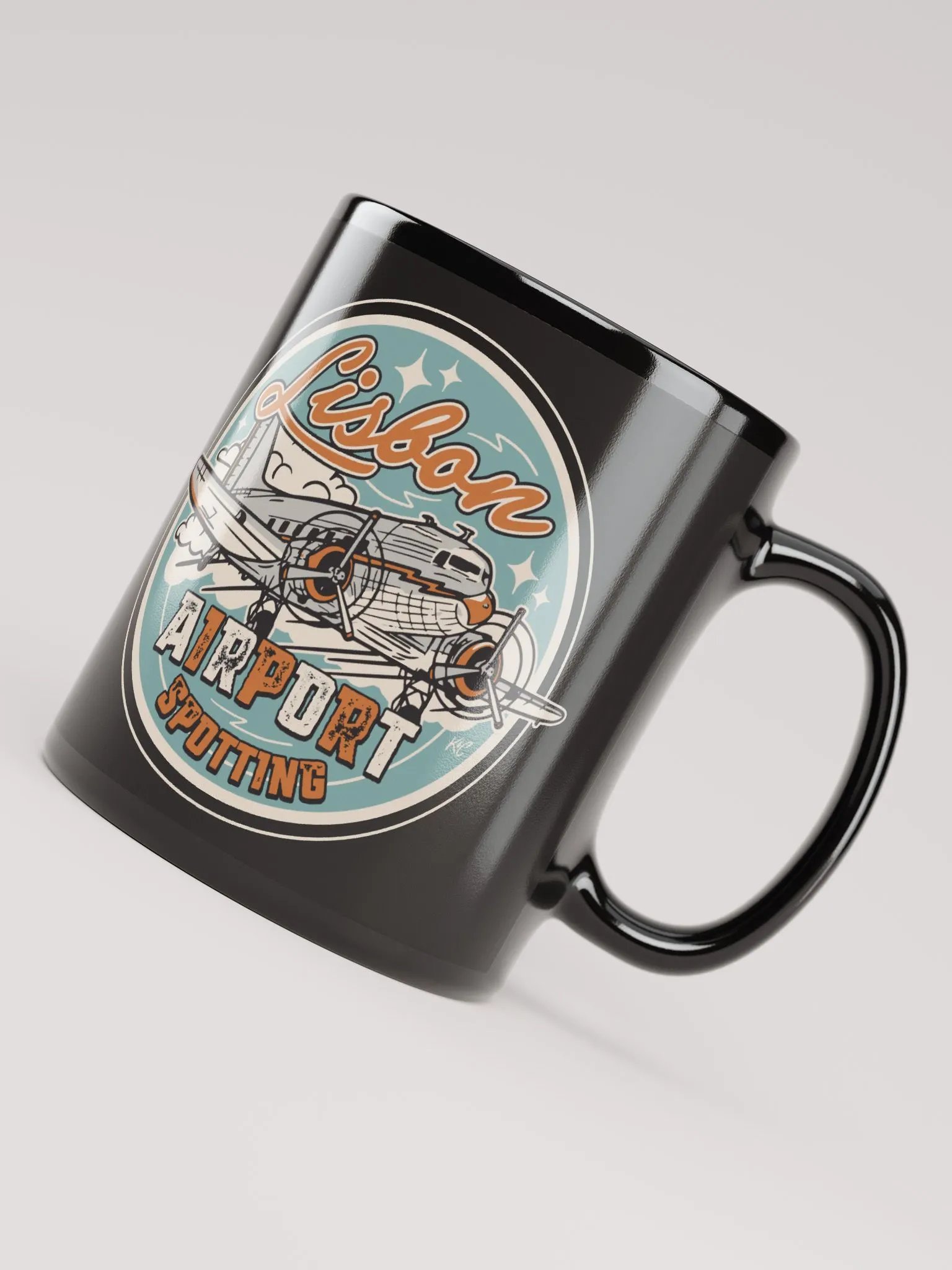 Retro Blue Logo Mug product image (4)