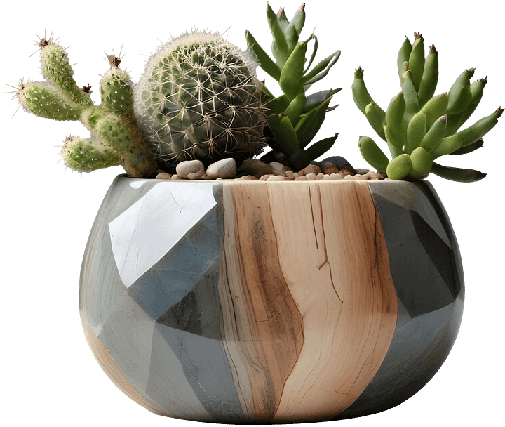Celestial Grace – Desert Harmony Planter PNG product image (1)
