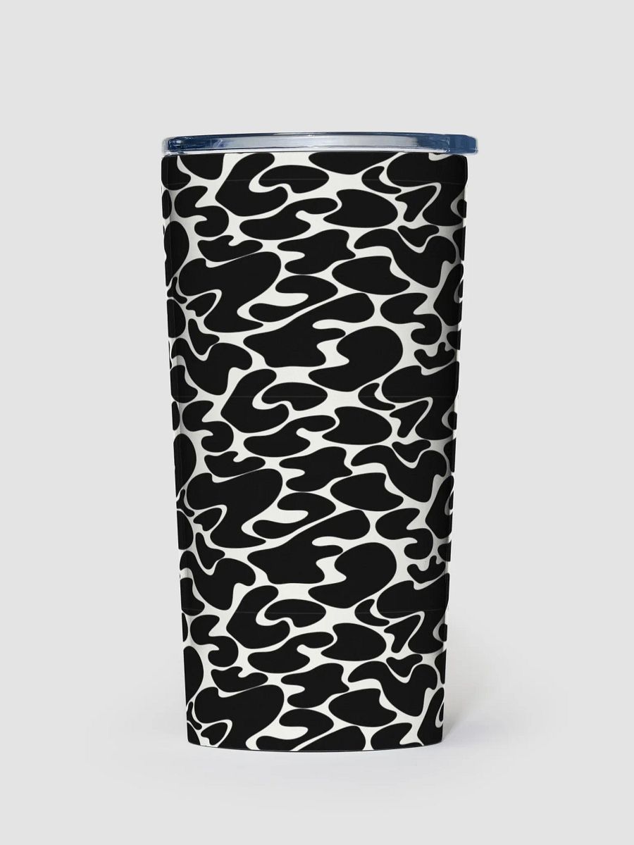 Tumbler - Abstract black and white pattern product image (1)
