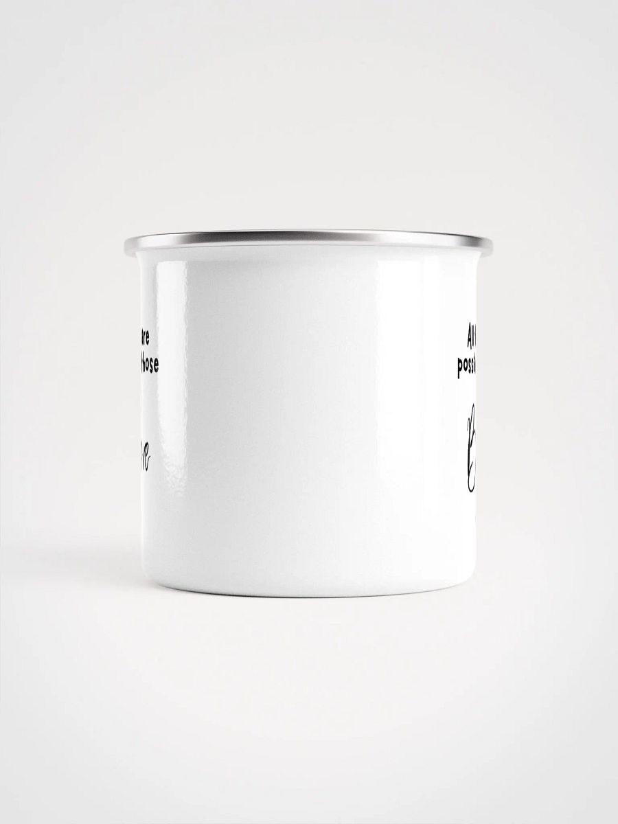 All Things Are Possible To Those Who Believe Enamel Mug product image (3)