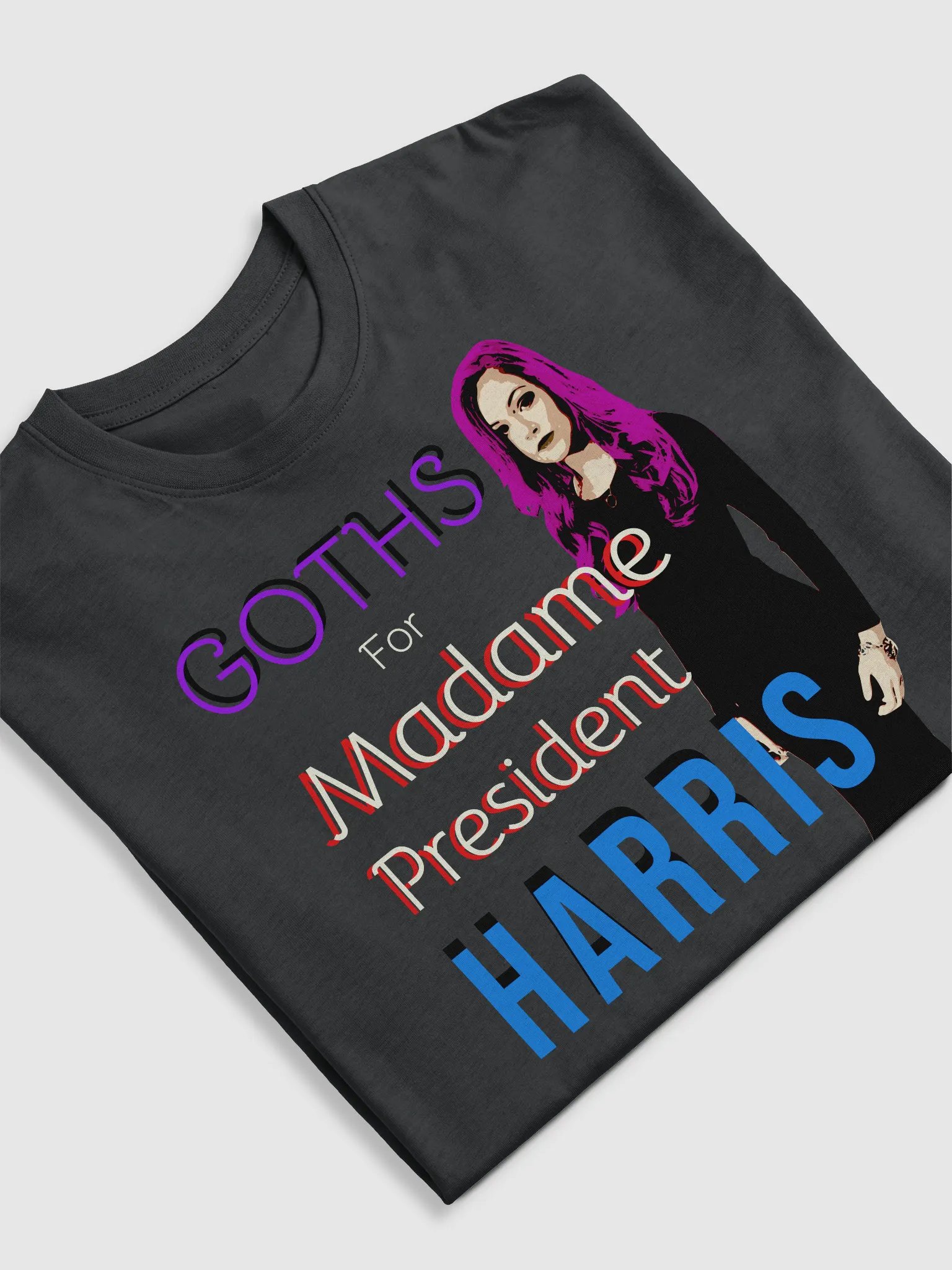 Short Sleeve T-Shirt Goths For Madame President Harris product image (5)