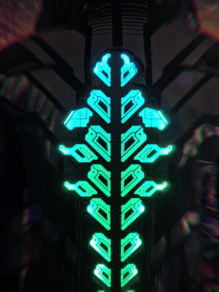CP 2077 - Sandevistan Spine [Prebuilt Design] product image (2)