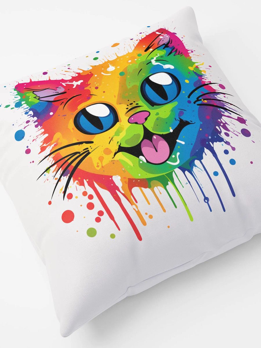 Splat Cat Rainbow Pillow product image (3)