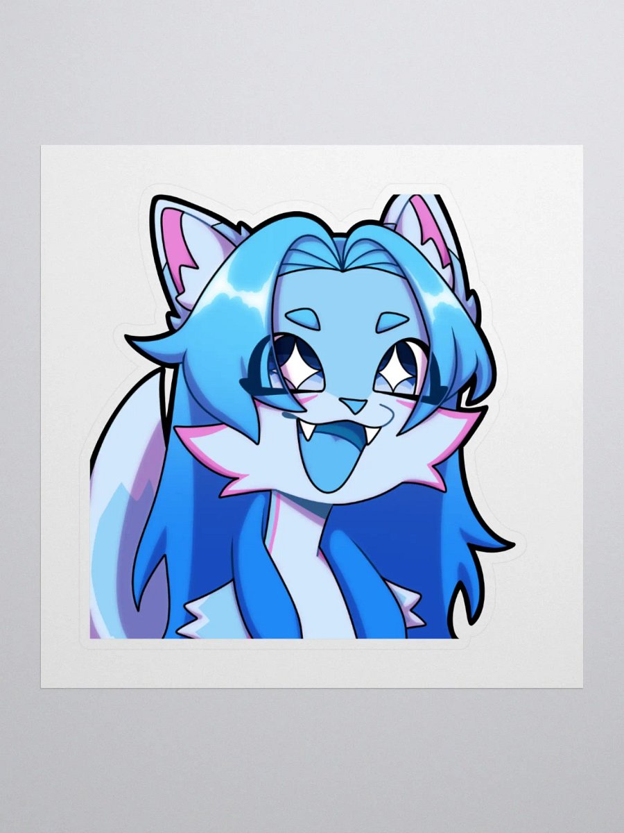 Wolfy Excited Sticker product image (1)