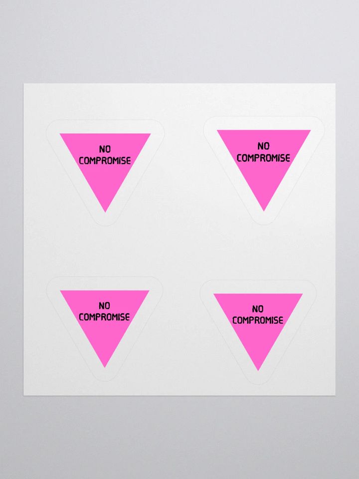 NO COMPROMISE STICKERS product image (1)