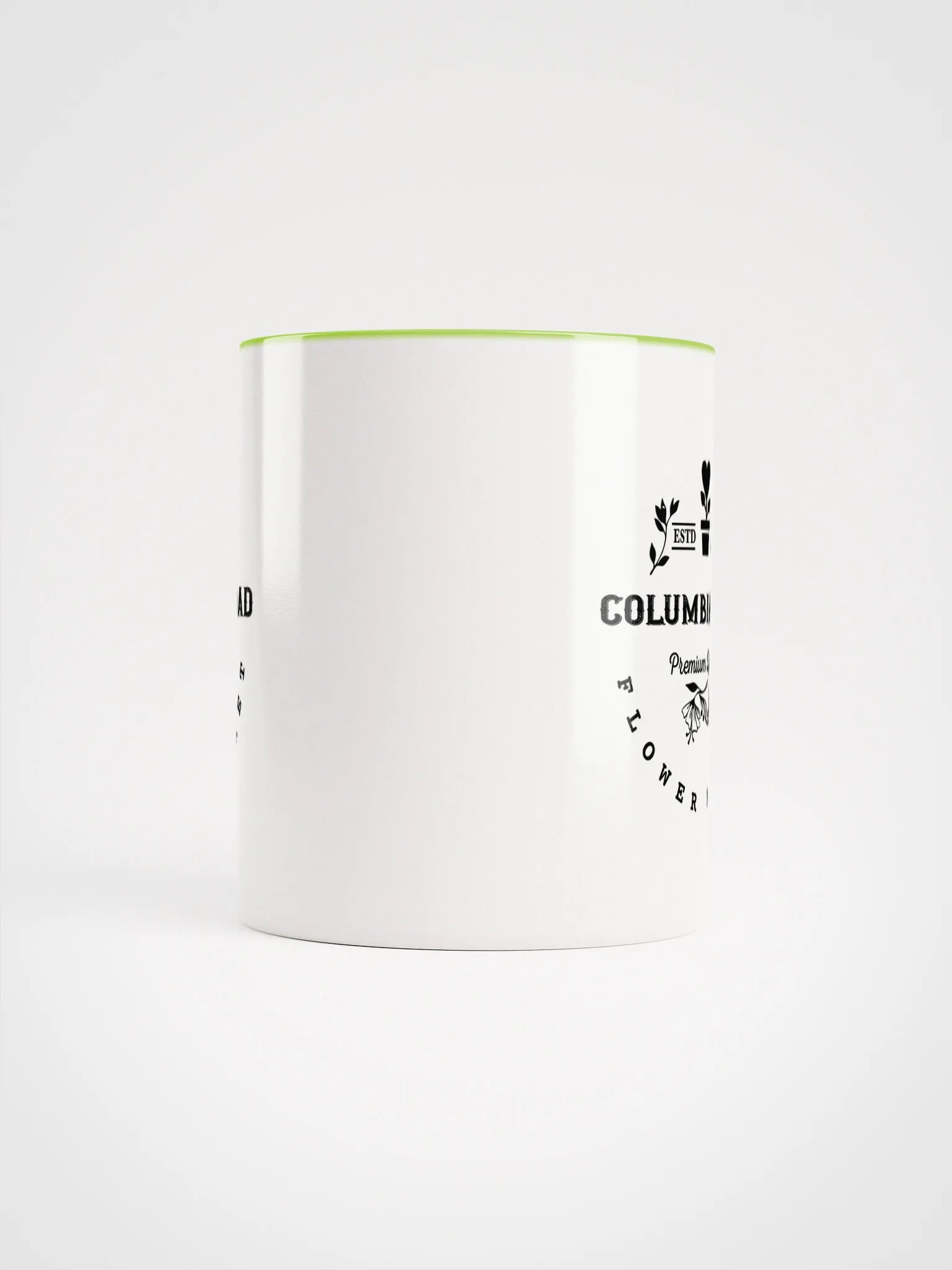Columbia Road Market Peek-a-Boo Ceramic Mug (Green) product image (5)
