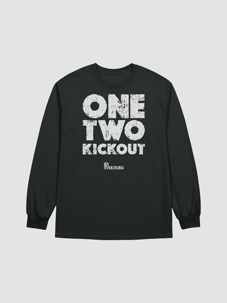 QSHW KICKOUT (WHITE DESIGN) LONG T-SHIRT product image (1)