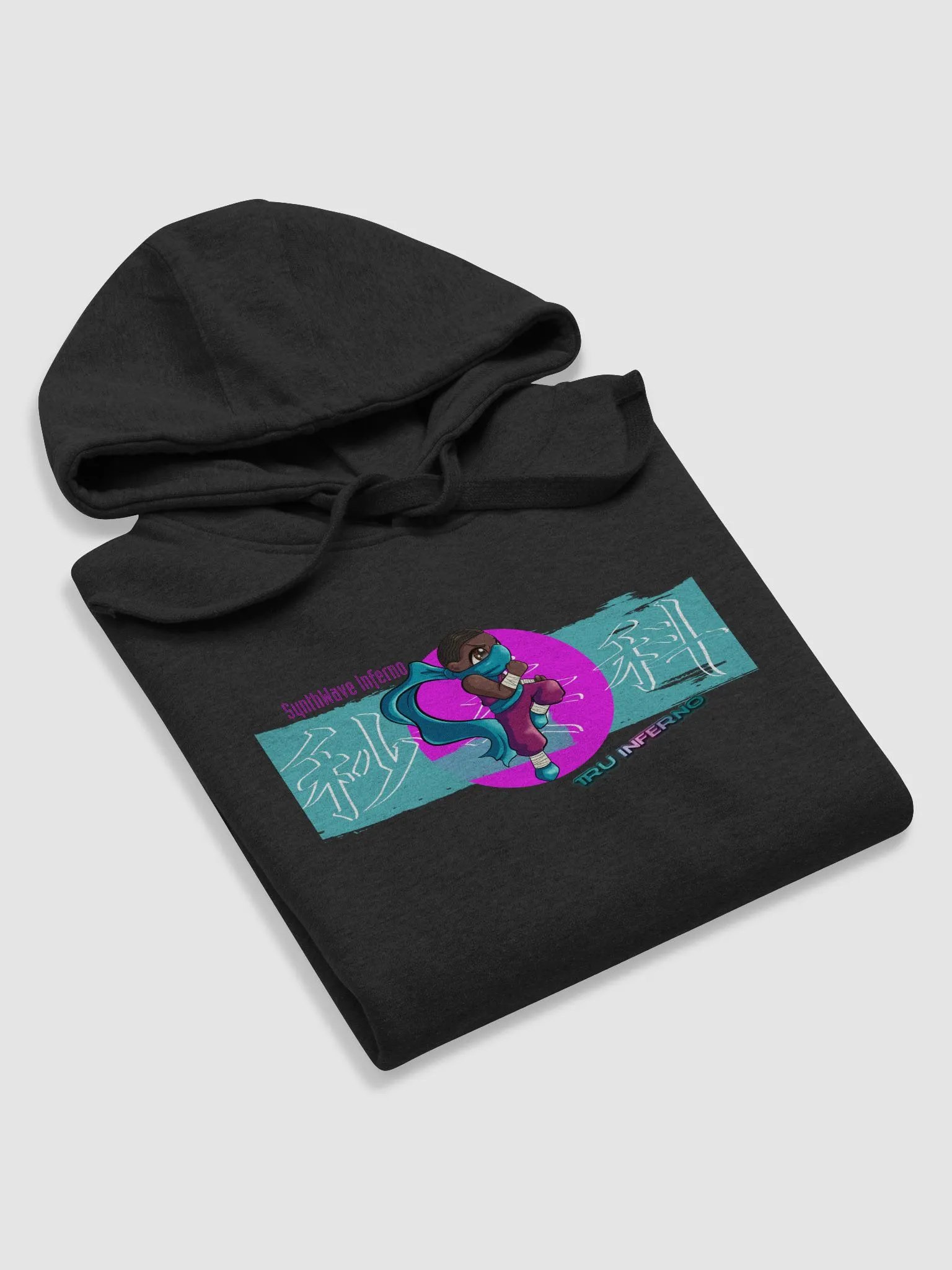 Neon Synth Banner Hoodie product image (6)