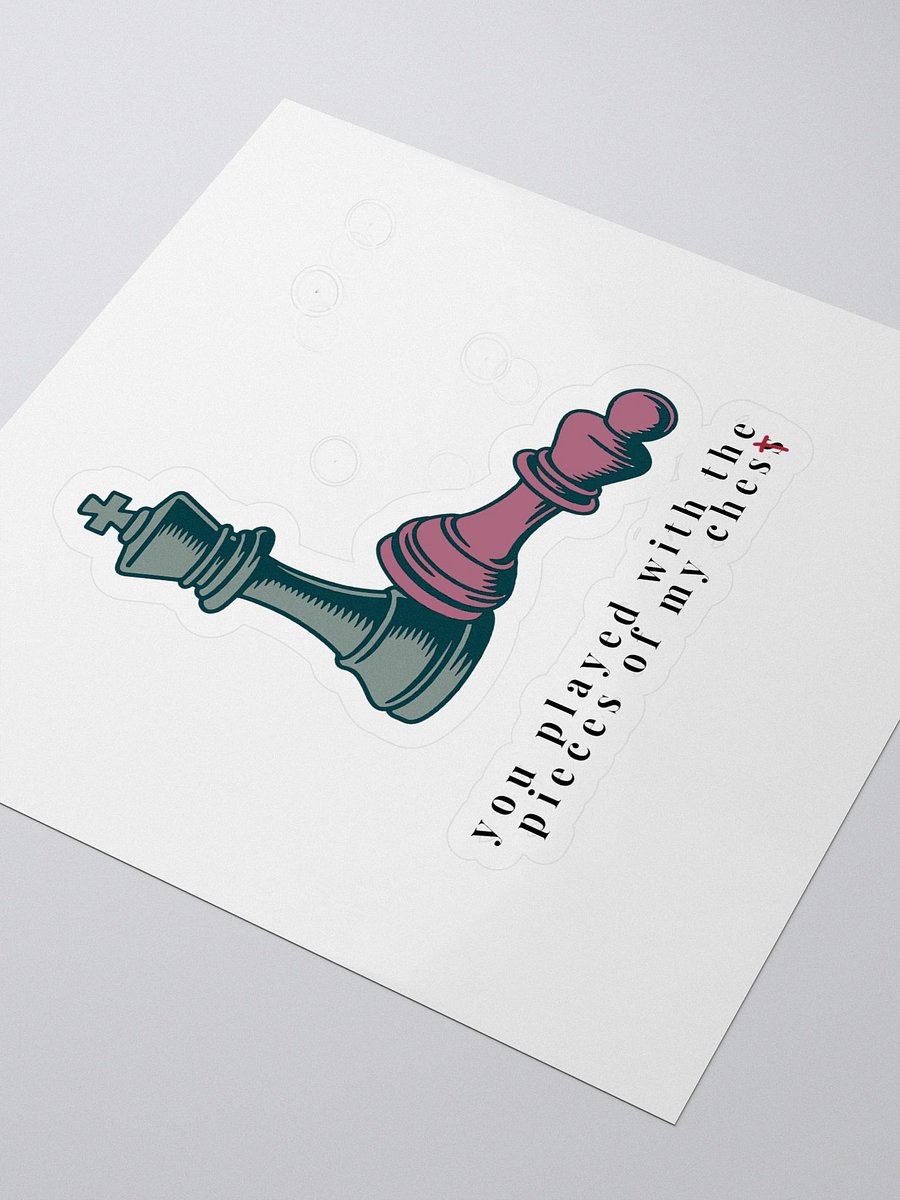 Checkmate Collection: King and Pawn Kiss Cut Stickers product image (3)