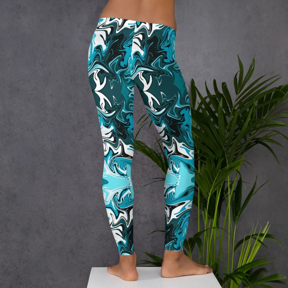 Blue Swirl Leggings product image (7)
