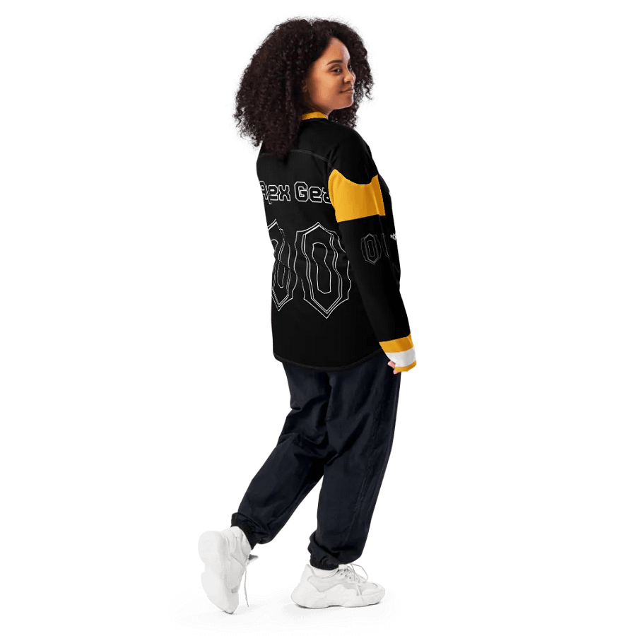 Recycled Hockey Fan Jersey - Black - Black HApex Gear Black Logo product image (12)