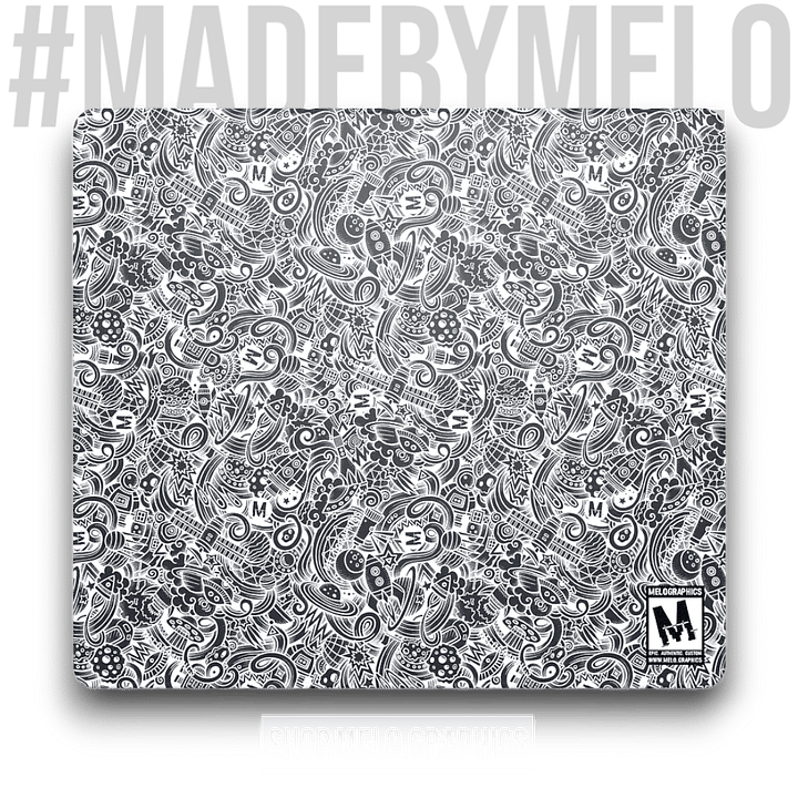 Dark Space Scribble - Gaming Mouse Pad | #MadeByMELO product image (1)