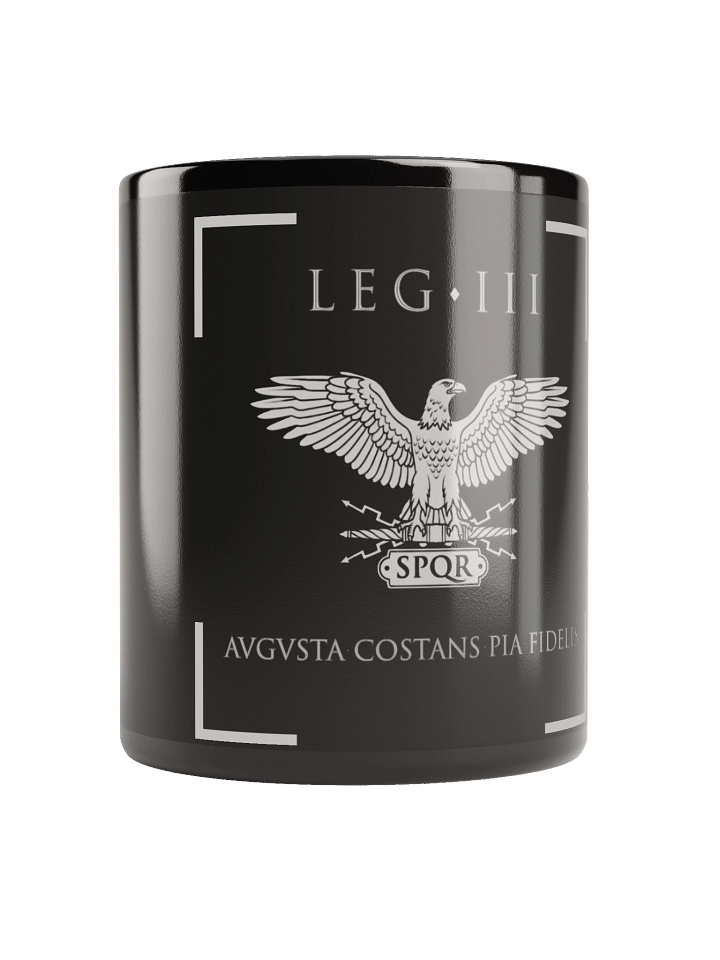 SPQR Legion Eagle Black Glossy Mug product image (1)