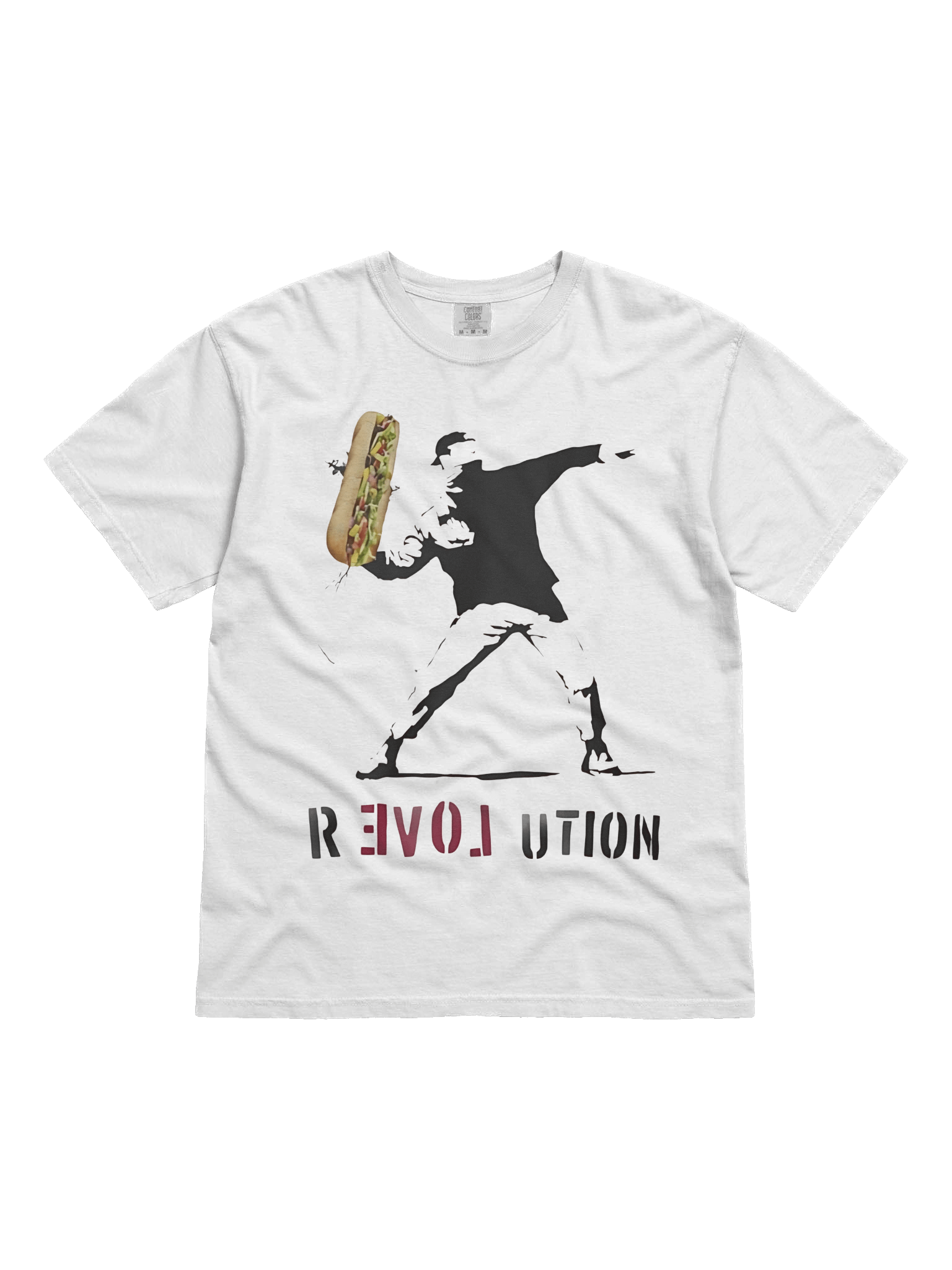 Banksy Lanceur de fleurs Manifestation pacifiste Révolution Street art T-shirt product image (1)