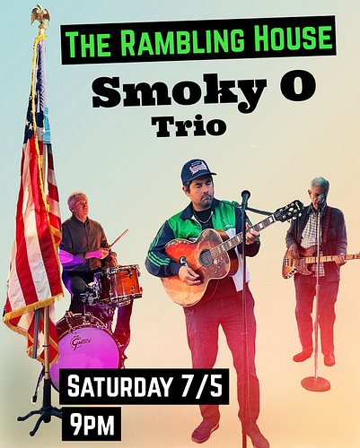 This Saturday, live music by Smoky O Trio in Woodlawn @the_rambling_house 

9pm to 12am
Saturday July 5th

Hope you join us! ...