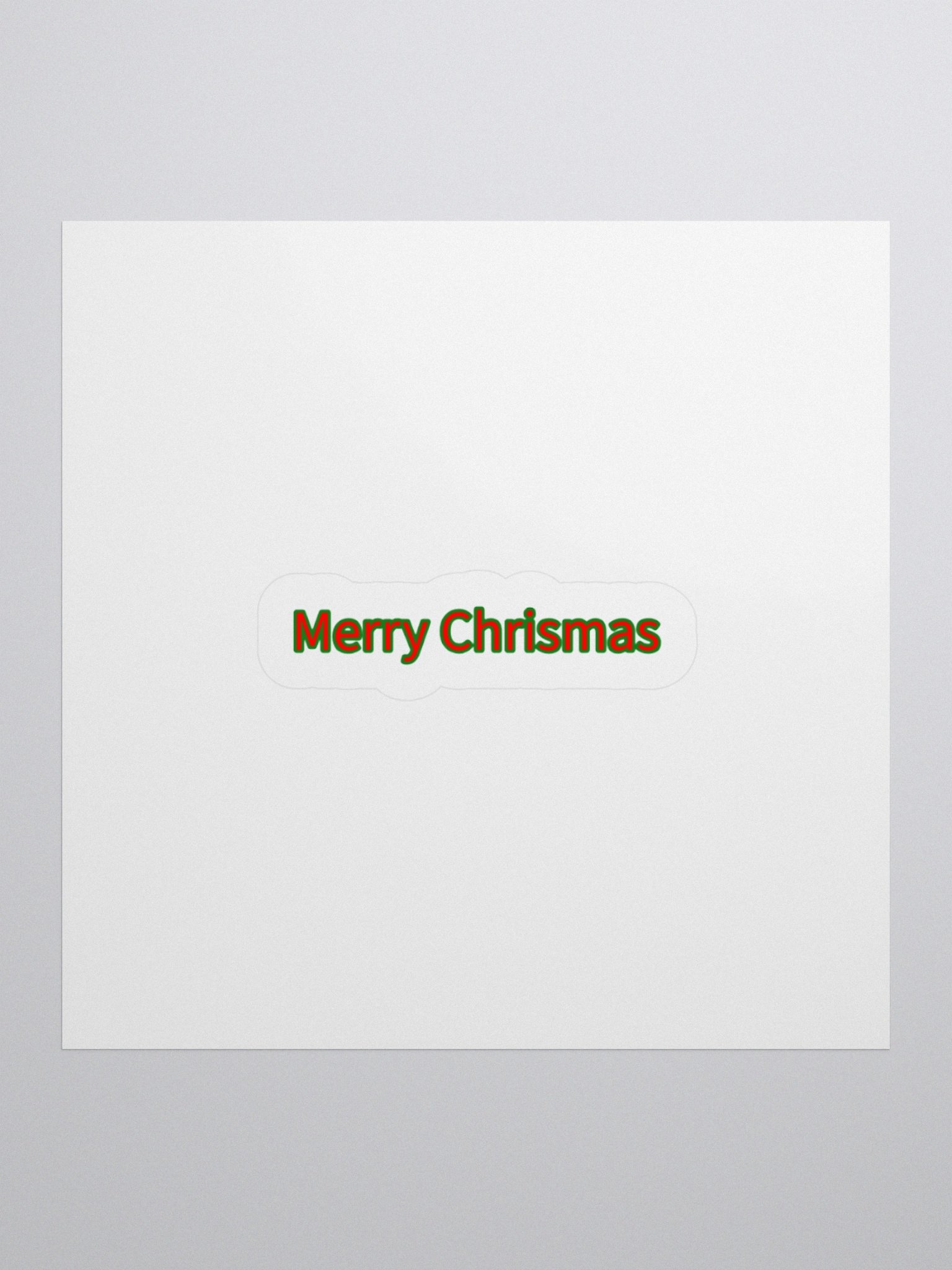 Merry Christmas Sticker product image (1)