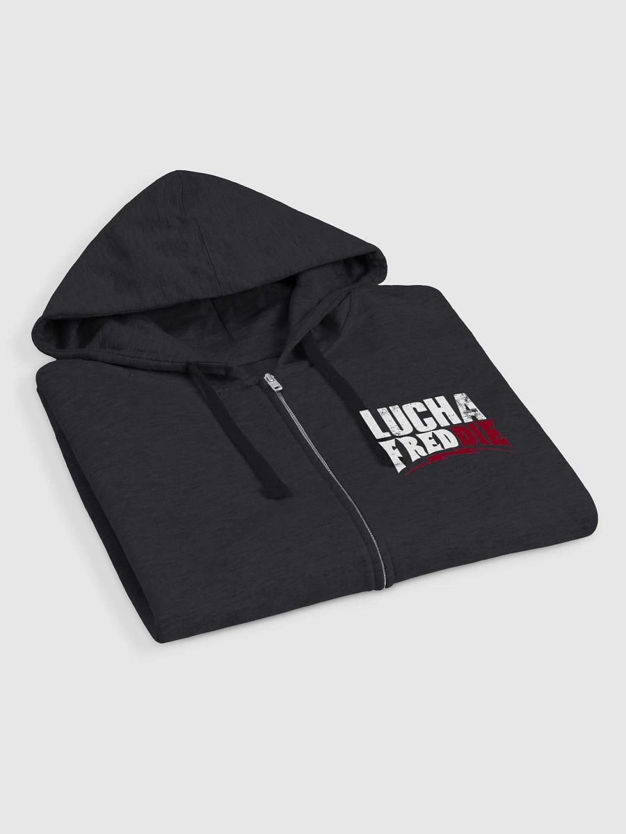 LuchaFredDIE gravestone zip hoody - front & back print product image (4)