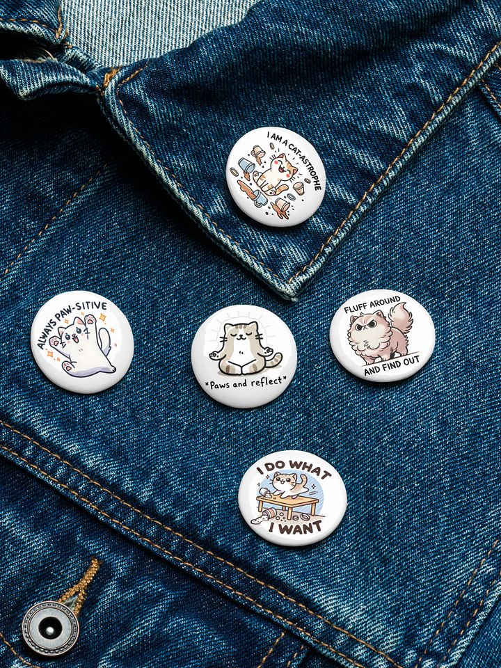 KittyPuns Enamel Pin Set product image (1)