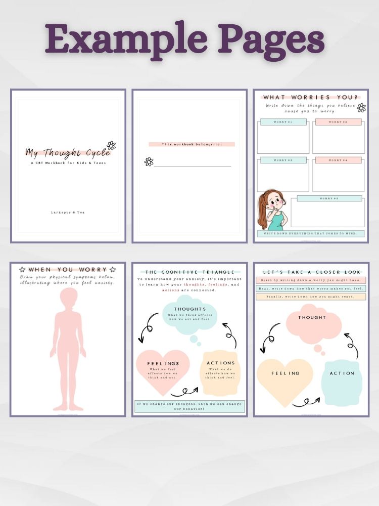 Cognitive Behavioral Therapy (CBT) Workbook for Kids and Teens product image (3)