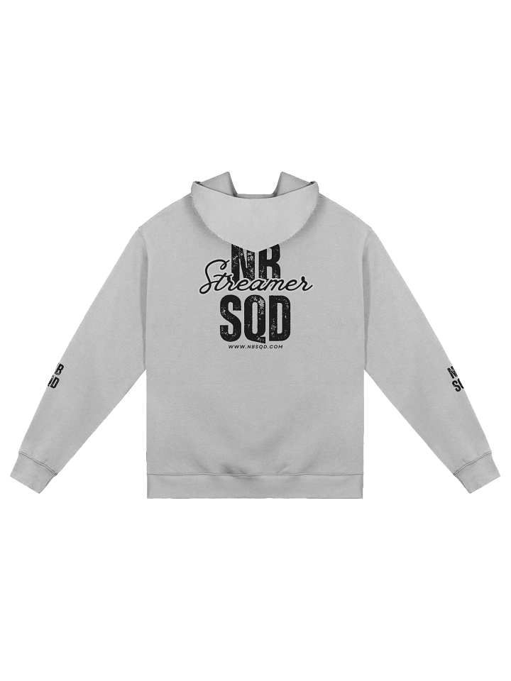 Official Noobsquad Black Unisex Light Grey/White Hoodie product image (2)