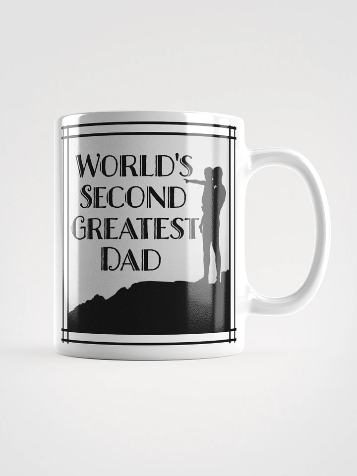 World's Second Greatest Dad Ceramic Coffee Mug product image (1)