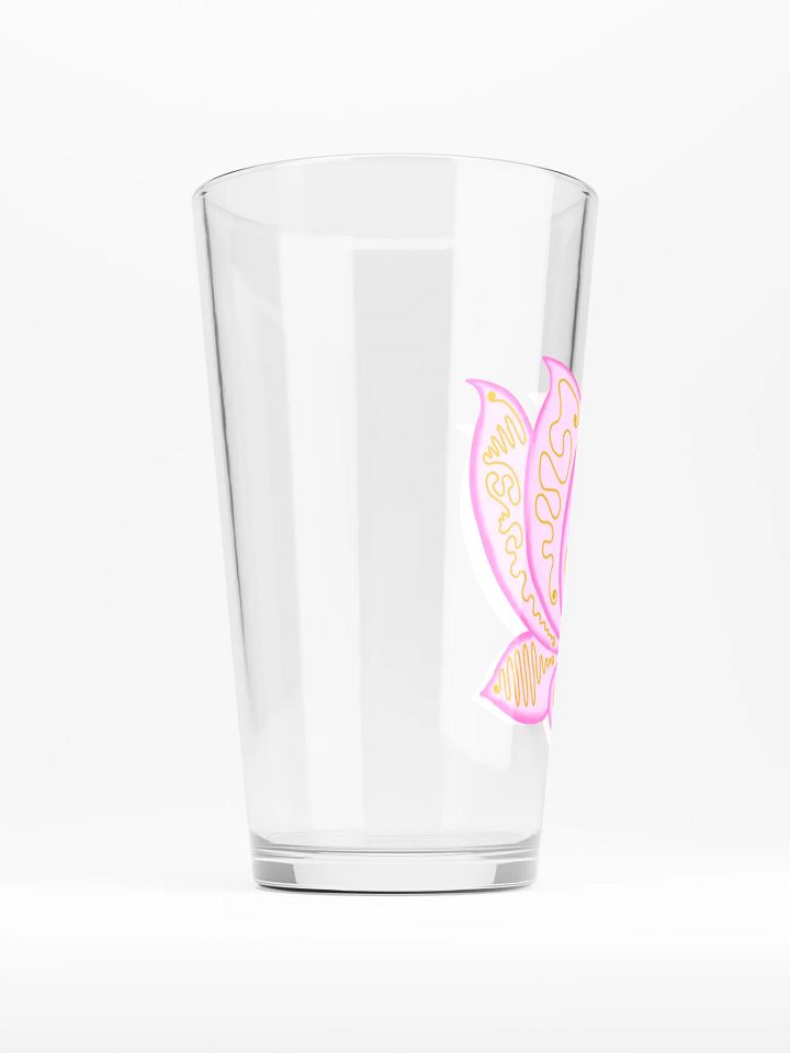 Golden Lotus Eye Shaker Pint Glass product image (2)