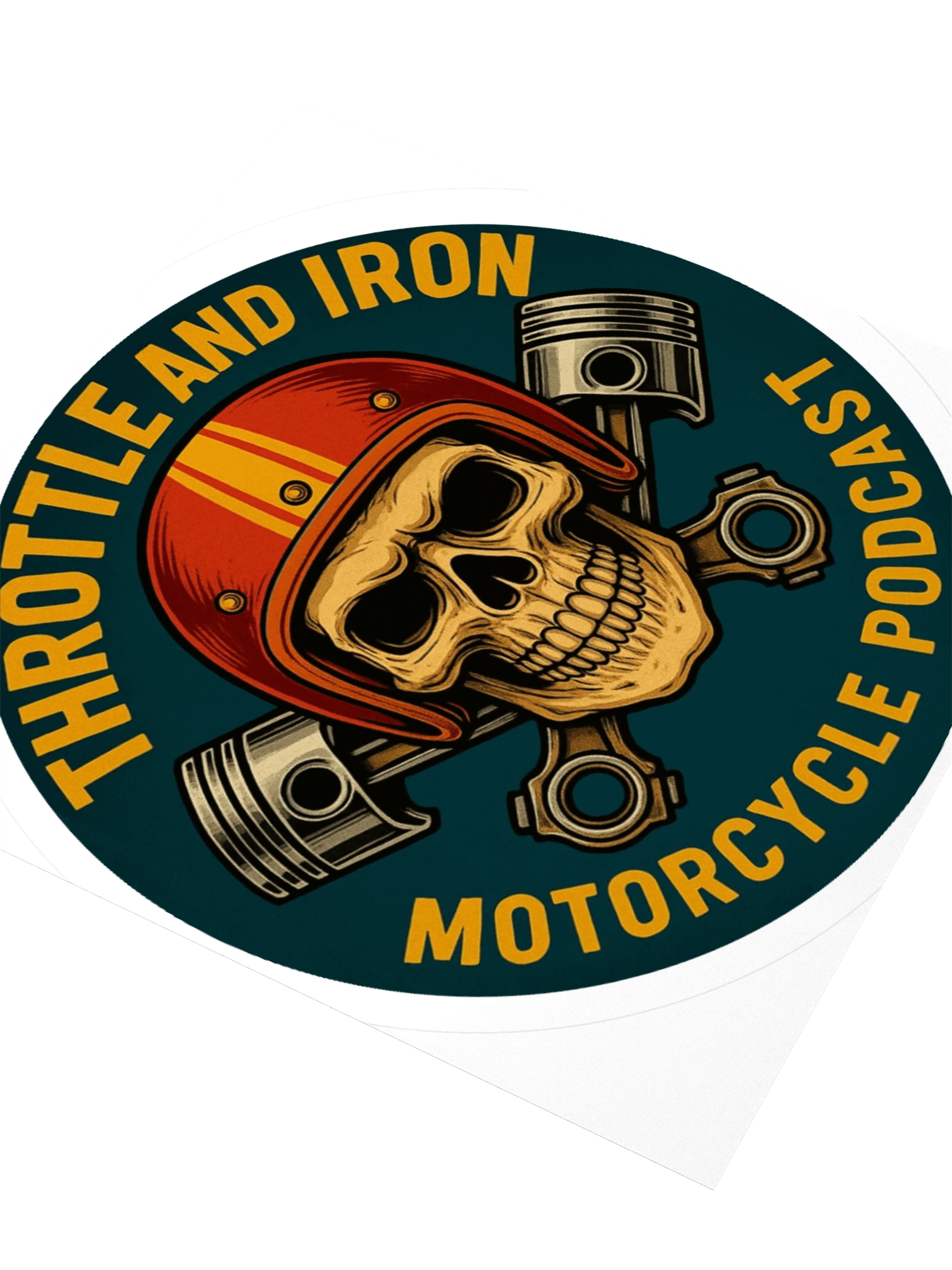 Throttle and Iron Motorcycle Podcast Stickers product image (7)