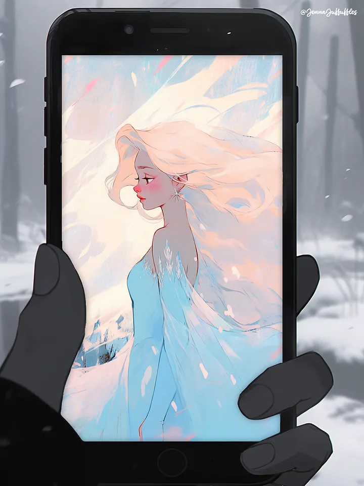 Zenith | Glacier Phone Wallpaper product image (1)