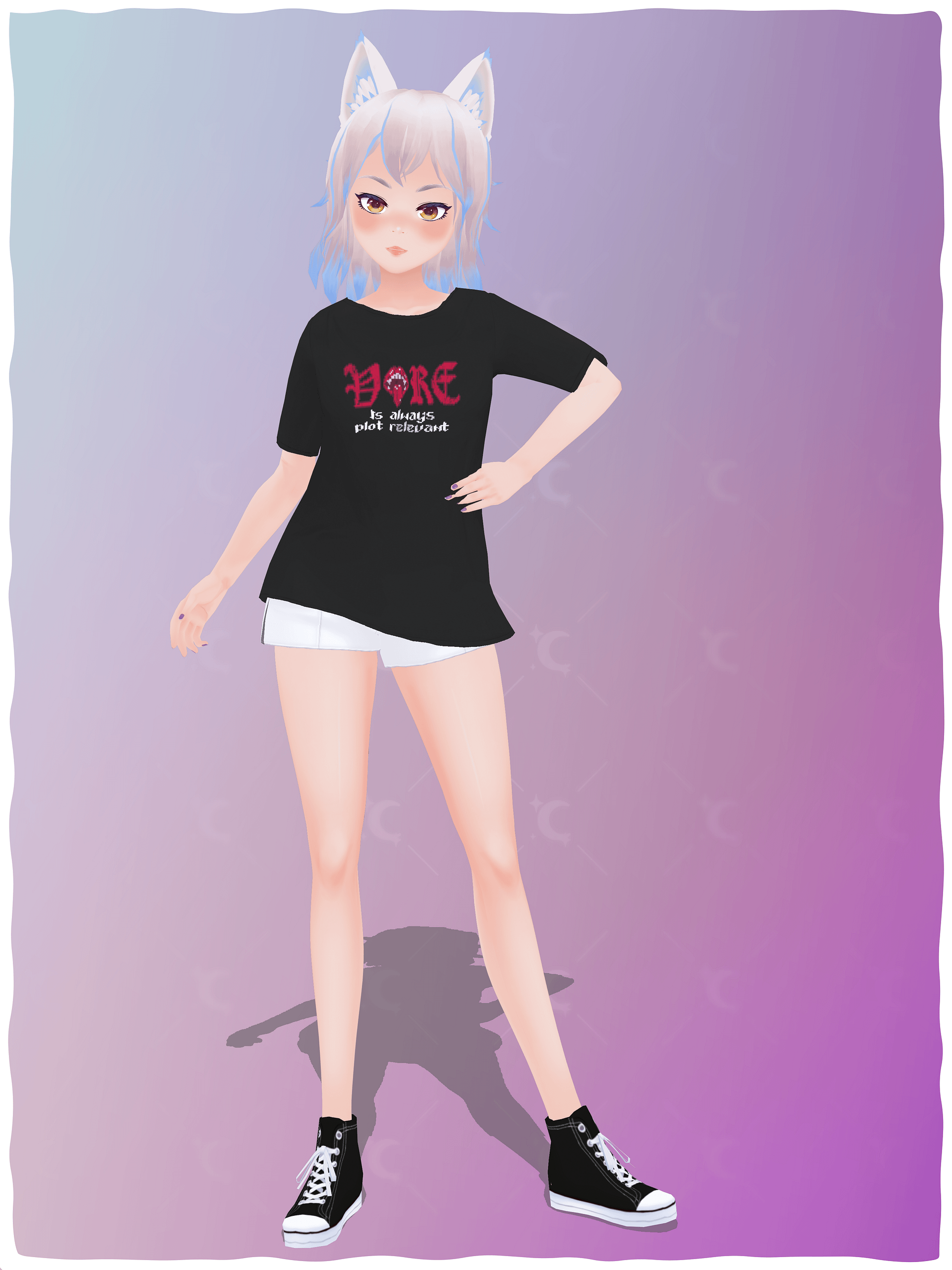 [VRoid Digital] Lunazera Shirt pack for VRoid Models product image (5)