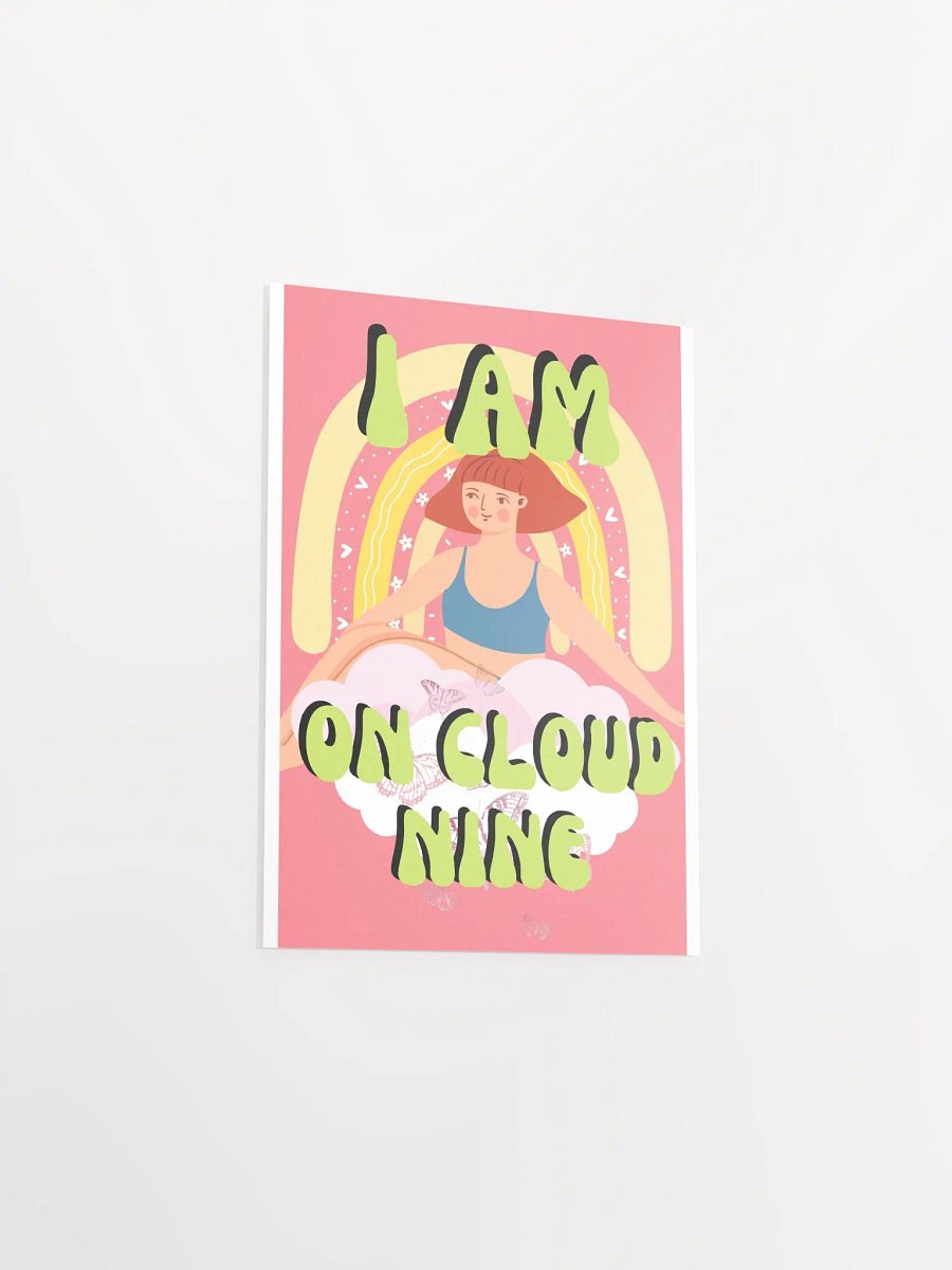 I am on Cloud Nine - Affirmation Poster product image (10)