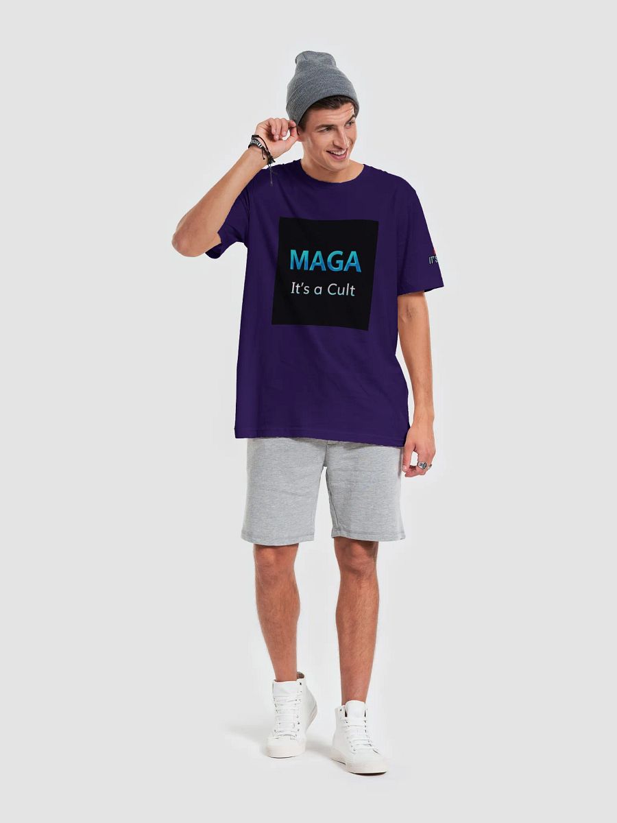 Anti MAGA Logo Blue/Black High Quality T-shirts - Unisex Favorite product image (6)