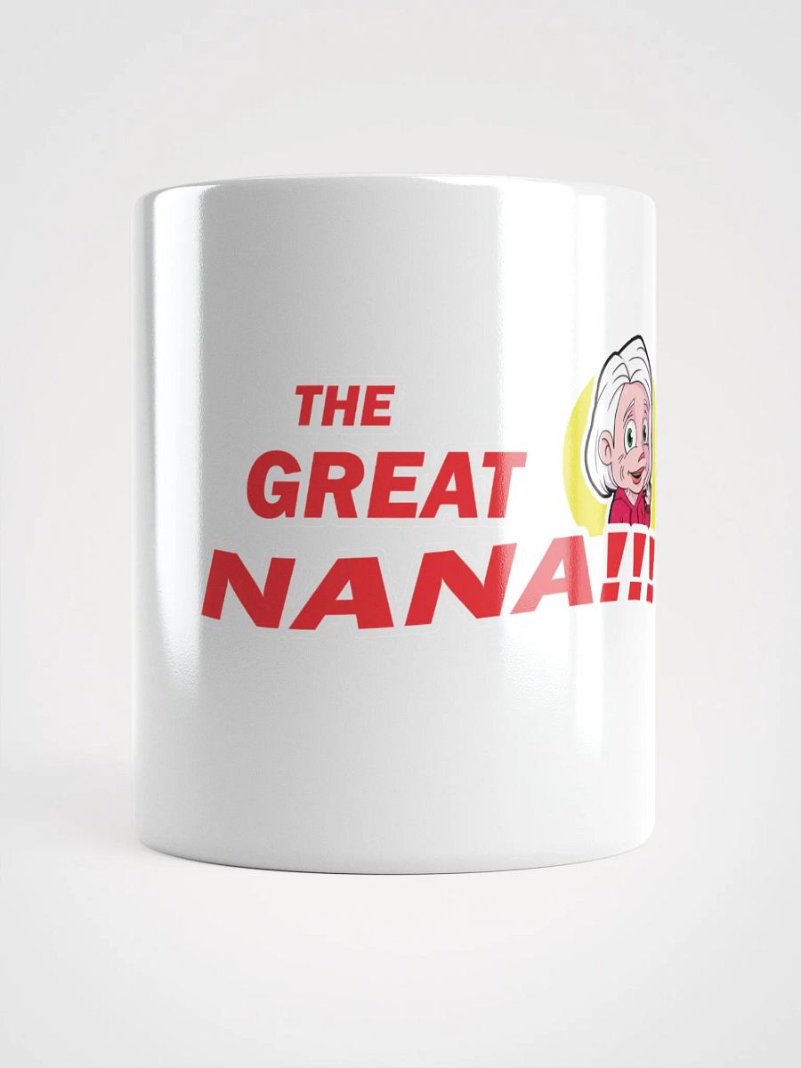 The Great Nana White Glossy Mug product image (5)