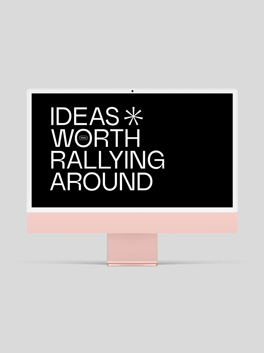 Motto® Ideas Worth Rallying Around Desktop Wallpaper product image (2)