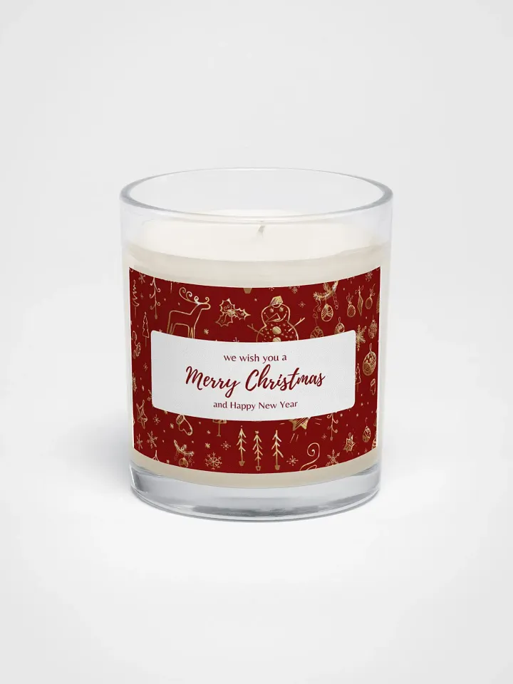 Merry Christmas Soy Wax Candle product image (1)