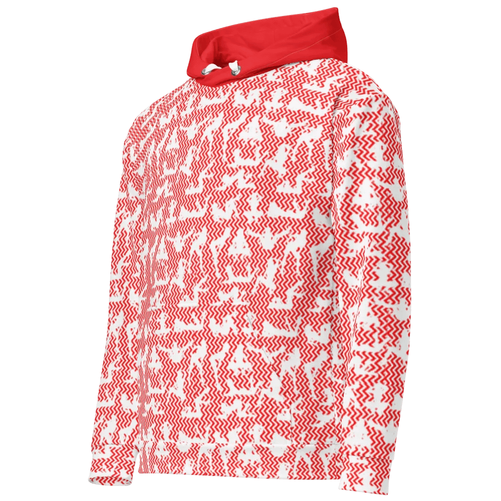 Dynamic Zig-Zag - RED | Unisex Hoodie product image (2)