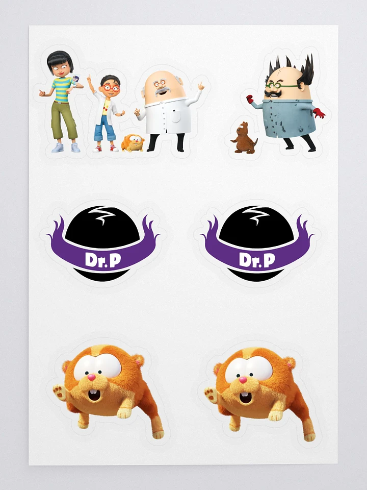 Prof. Eggtop Group Stickers Large product image (1)