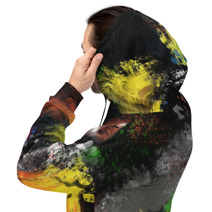 Splatter-Wear #1 All-Over-Print Unisex Hoodie/Black product image (4)