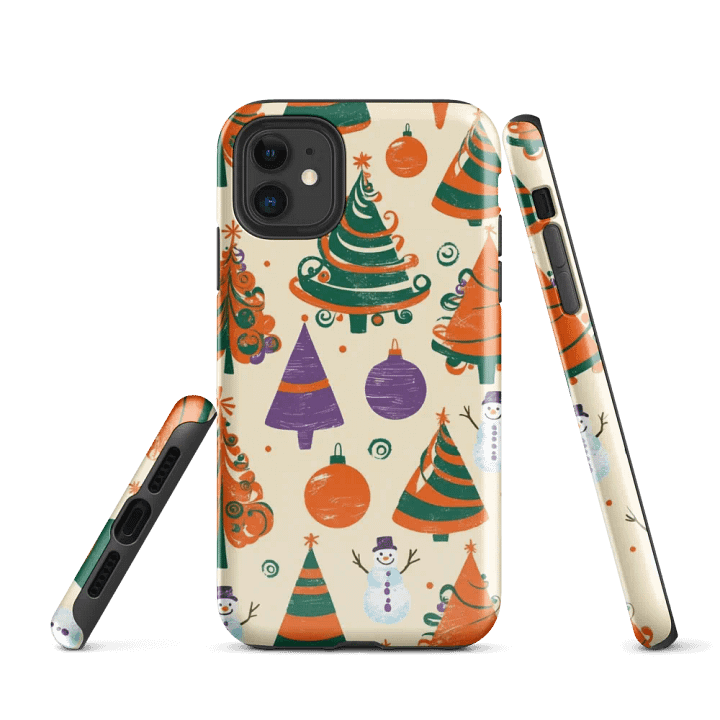 Festive Holiday Cheer Tough iPhone® Case product image (1)