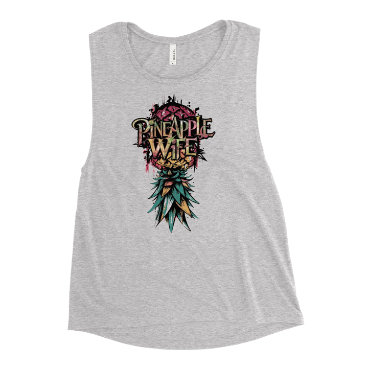 Pineapple Wife Urban Pineapple Flowy Muscle Tank product image (49)