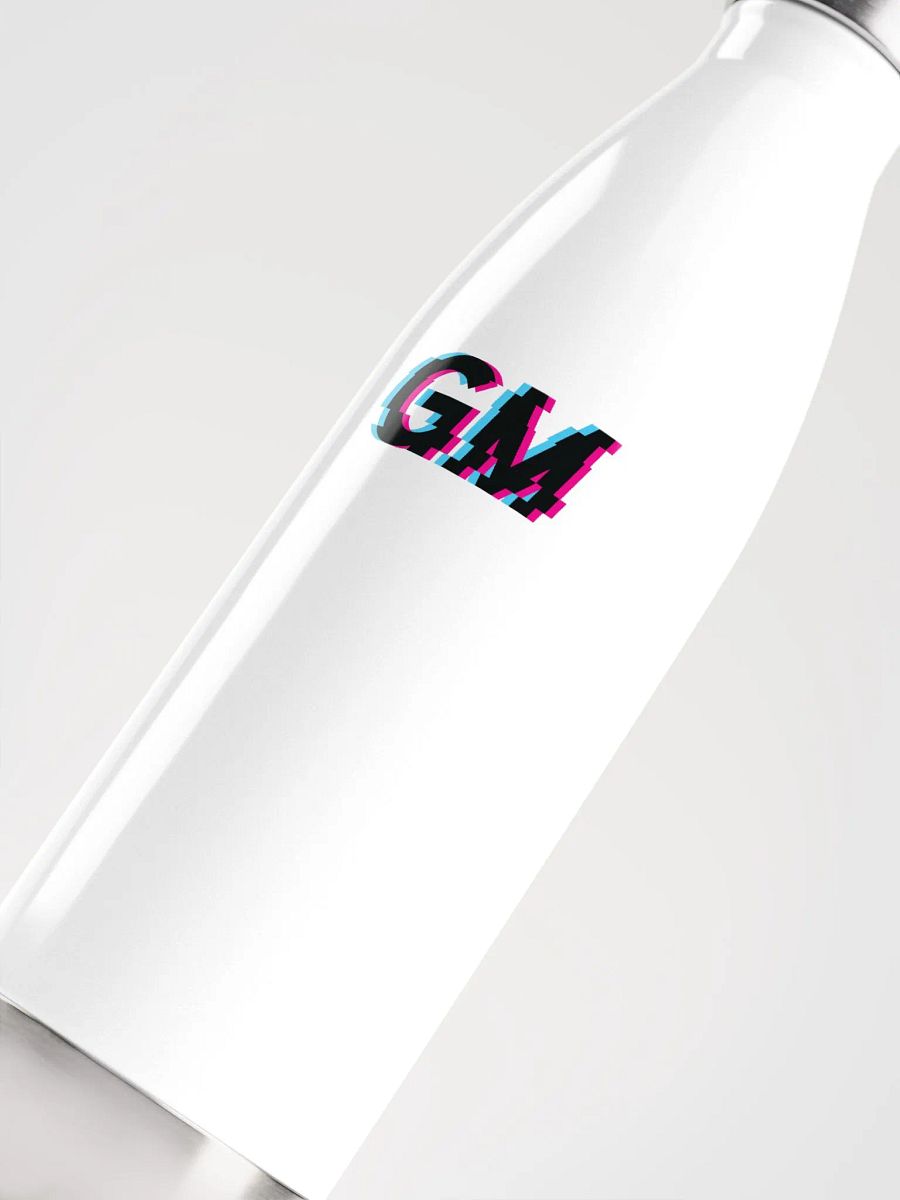 GM White Stainless Steel Water Bottle product image (5)