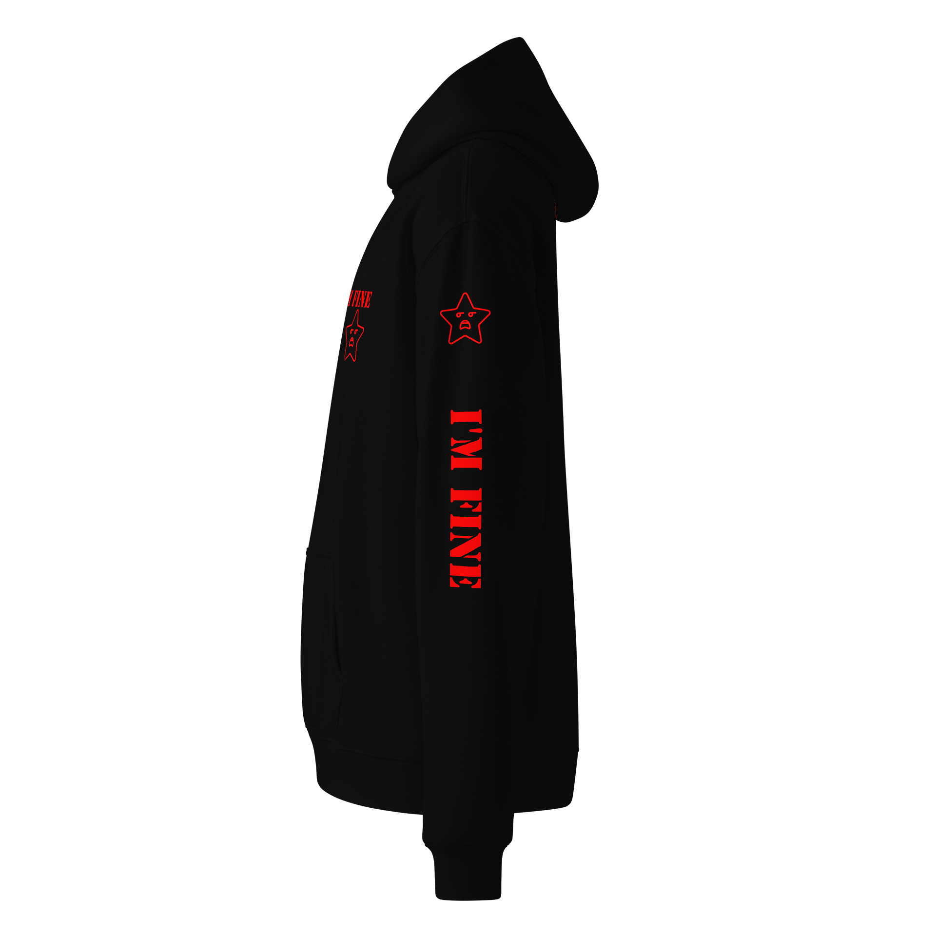 I'M FINE AMP Oversized Hoodie product image (9)