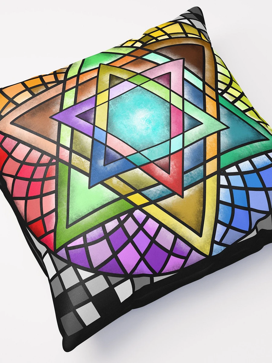 Star of David Stained Glass Pillow product image (2)