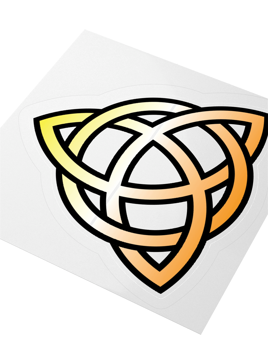 Maverique Pride Gradient Celtic Knot Sticker product image (7)