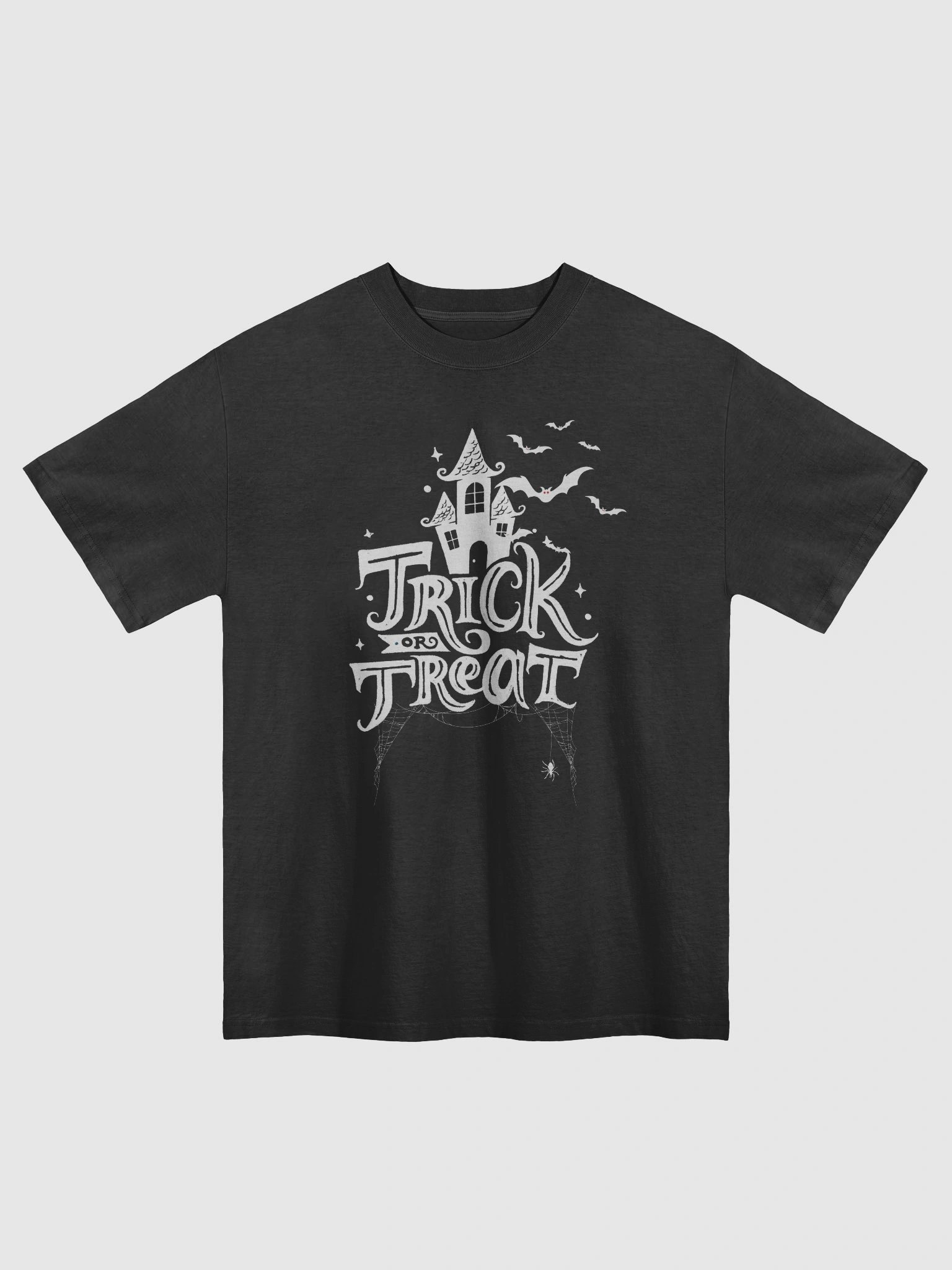 Spooky Trick or Treat Halloween Oversized Tee product image (1)